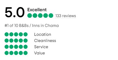 5 star trip advisor rating